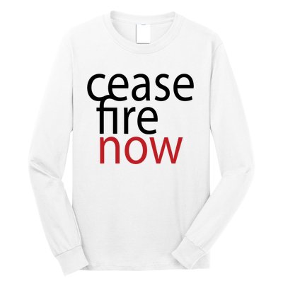 Ceasefire Now Long Sleeve Shirt