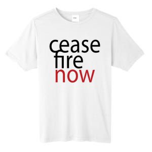 Ceasefire Now Tall Fusion ChromaSoft Performance T-Shirt