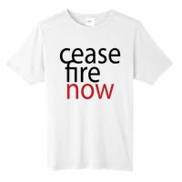 Ceasefire Now Tall Fusion ChromaSoft Performance T-Shirt