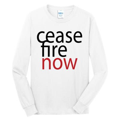 Ceasefire Now Tall Long Sleeve T-Shirt