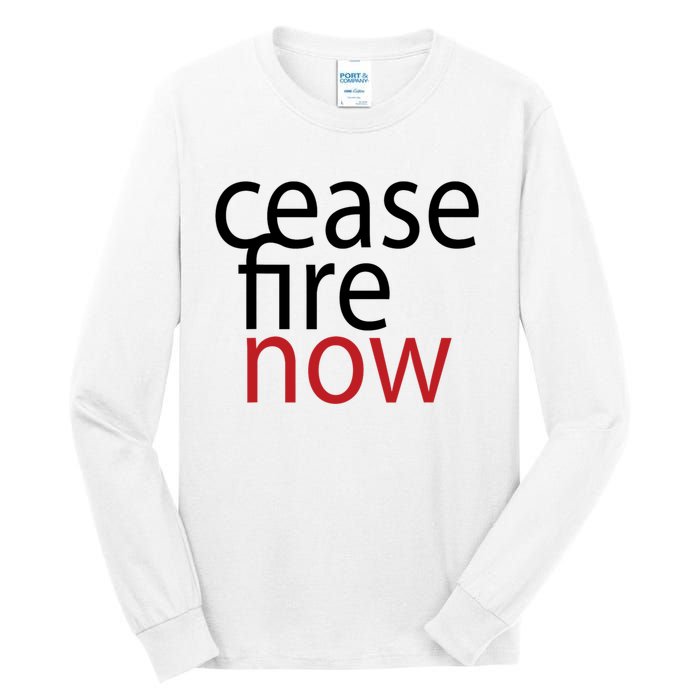 Ceasefire Now Tall Long Sleeve T-Shirt