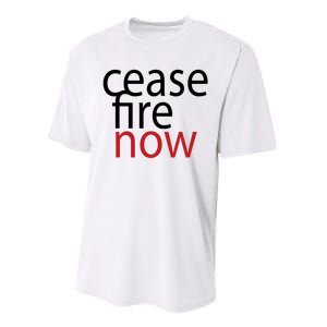 Ceasefire Now Performance Sprint T-Shirt