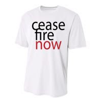 Ceasefire Now Performance Sprint T-Shirt