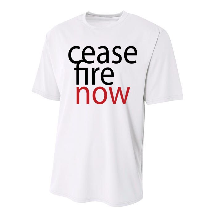 Ceasefire Now Performance Sprint T-Shirt