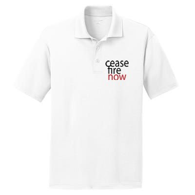 Ceasefire Now PosiCharge RacerMesh Polo