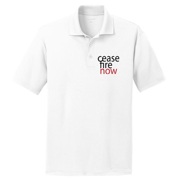 Ceasefire Now PosiCharge RacerMesh Polo