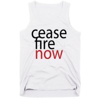 Ceasefire Now Tank Top