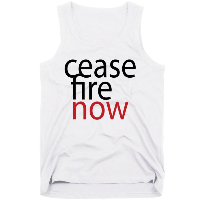 Ceasefire Now Tank Top