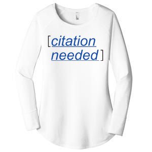 Citation Needed Women's Perfect Tri Tunic Long Sleeve Shirt