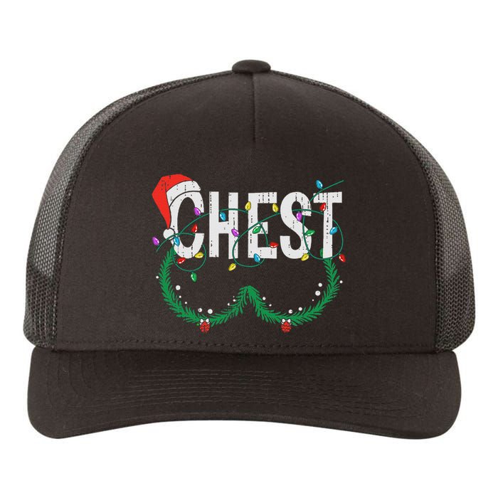 Chest Nuts Christmas Funny Matching Couple Chestnuts Yupoong Adult 5-Panel Trucker Hat