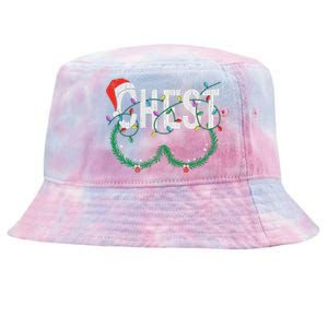 Chest Nuts Christmas Funny Matching Couple Chestnuts Tie-Dyed Bucket Hat