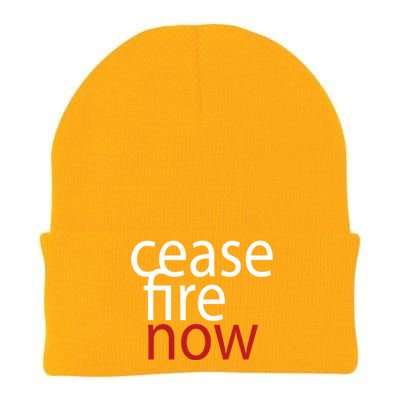 Ceasefire Now Knit Cap Winter Beanie