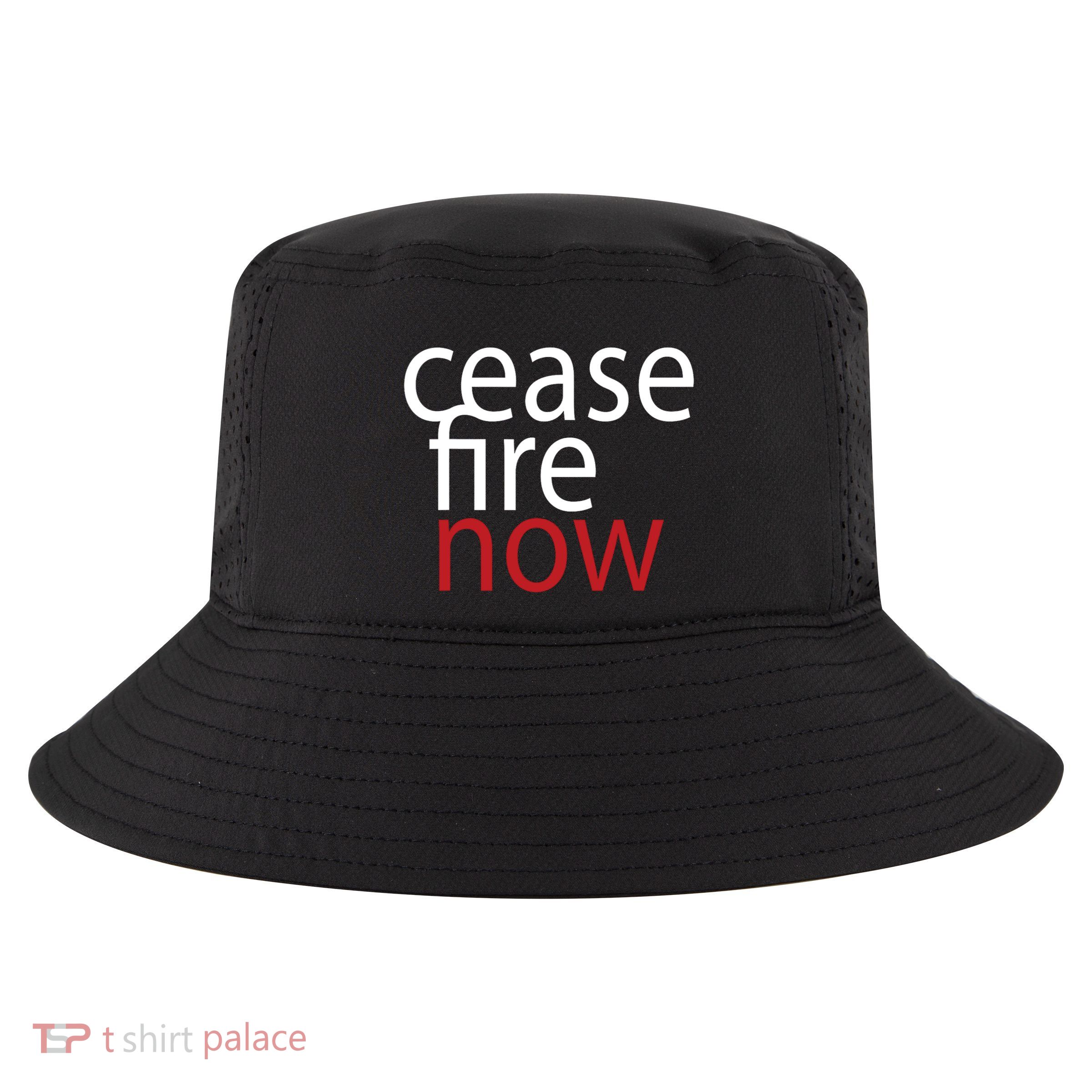 Ceasefire Now Cool Comfort Performance Bucket Hat