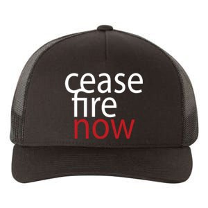 Ceasefire Now Yupoong Adult 5-Panel Trucker Hat