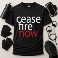 Ceasefire Now Cooling Performance Crew T-Shirt
