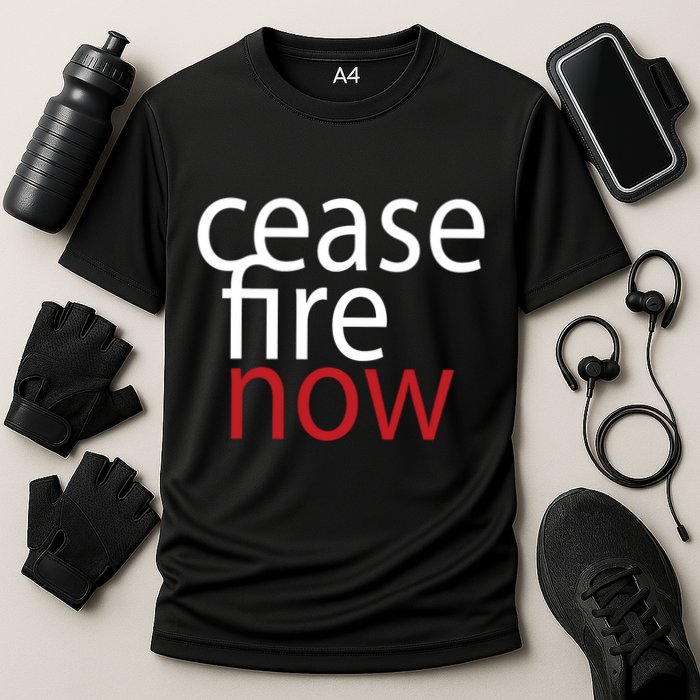 Ceasefire Now Cooling Performance Crew T-Shirt