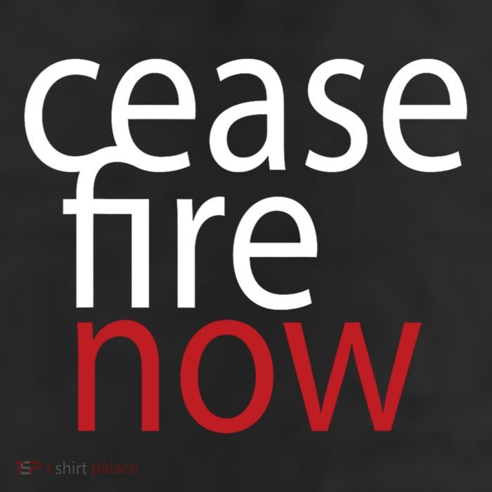 Ceasefire Now 11oz C Handle Ceramic Mug