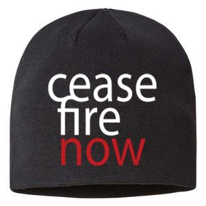 Ceasefire Now Sustainable Beanie