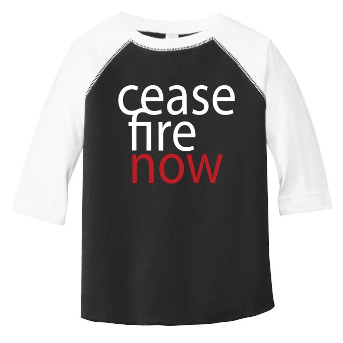 Ceasefire Now Toddler Fine Jersey T-Shirt