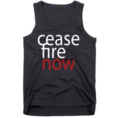 Ceasefire Now Tank Top