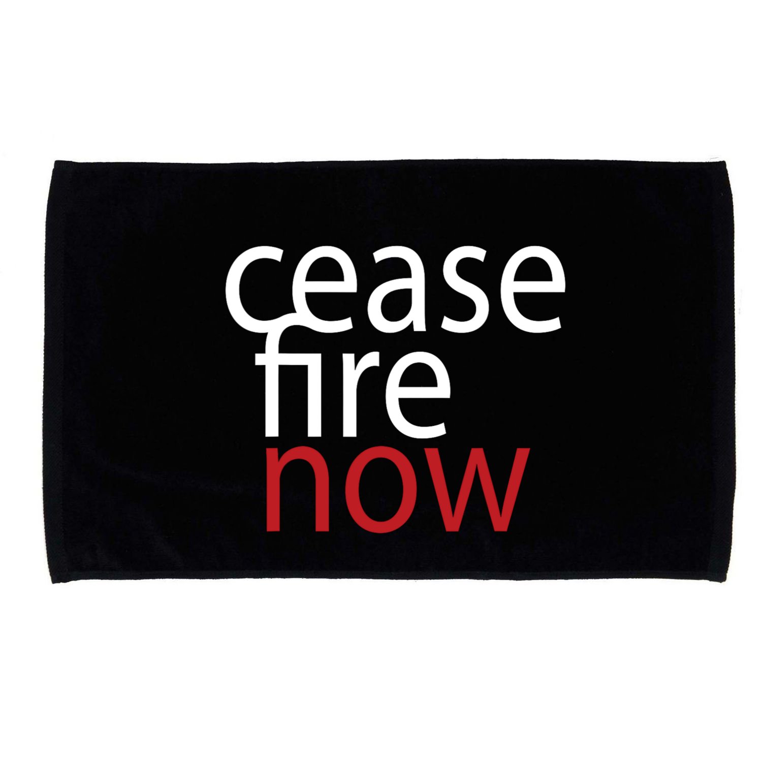 Ceasefire Now Microfiber Hand Towel