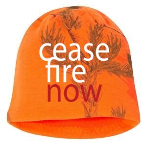 Ceasefire Now Kati - Camo Knit Beanie