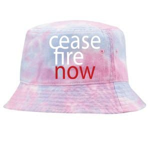 Ceasefire Now Tie-Dyed Bucket Hat