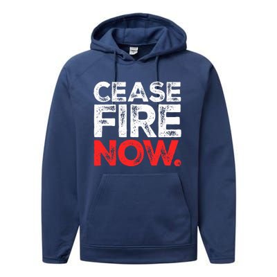 Ceasefire NOW Performance Fleece Hoodie