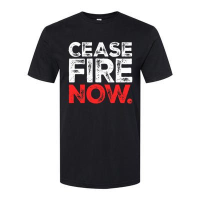 Ceasefire NOW Softstyle CVC T-Shirt