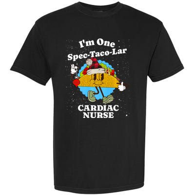 Cardiac Nurse Christmas Funny Taco Pun Cardiology Quote Garment-Dyed Heavyweight T-Shirt