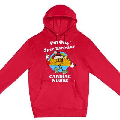 Cardiac Nurse Christmas Funny Taco Pun Cardiology Quote Premium Pullover Hoodie