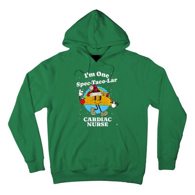 Cardiac Nurse Christmas Funny Taco Pun Cardiology Quote Hoodie