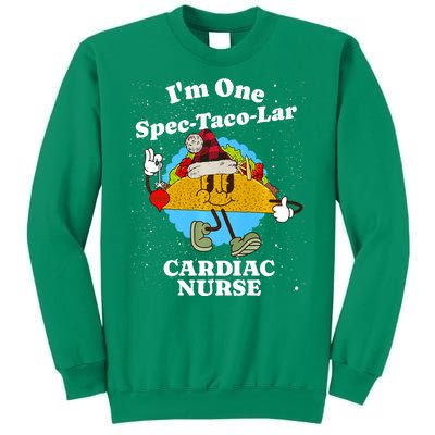 Cardiac Nurse Christmas Funny Taco Pun Cardiology Quote Sweatshirt