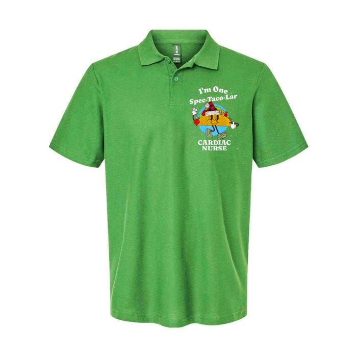 Cardiac Nurse Christmas Funny Taco Pun Cardiology Quote Softstyle Adult Sport Polo