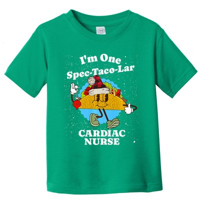 Cardiac Nurse Christmas Funny Taco Pun Cardiology Quote Toddler T-Shirt