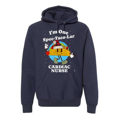 Cardiac Nurse Christmas Funny Taco Pun Cardiology Quote Premium Hoodie