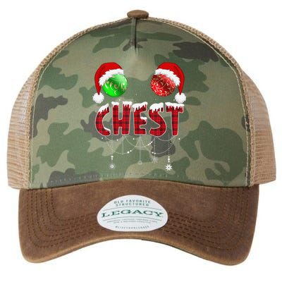 Chest Nuts Christmas Shirt Funny Matching Couple Chestnuts Legacy Tie Dye Trucker Hat