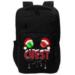 Chest Nuts Christmas Shirt Funny Matching Couple Chestnuts Impact Tech Backpack