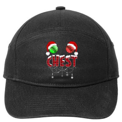 Chest Nuts Christmas Shirt Funny Matching Couple Chestnuts 7-Panel Snapback Hat