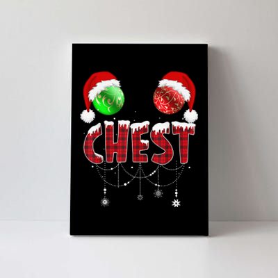 Chest Nuts Christmas Shirt Funny Matching Couple Chestnuts Canvas