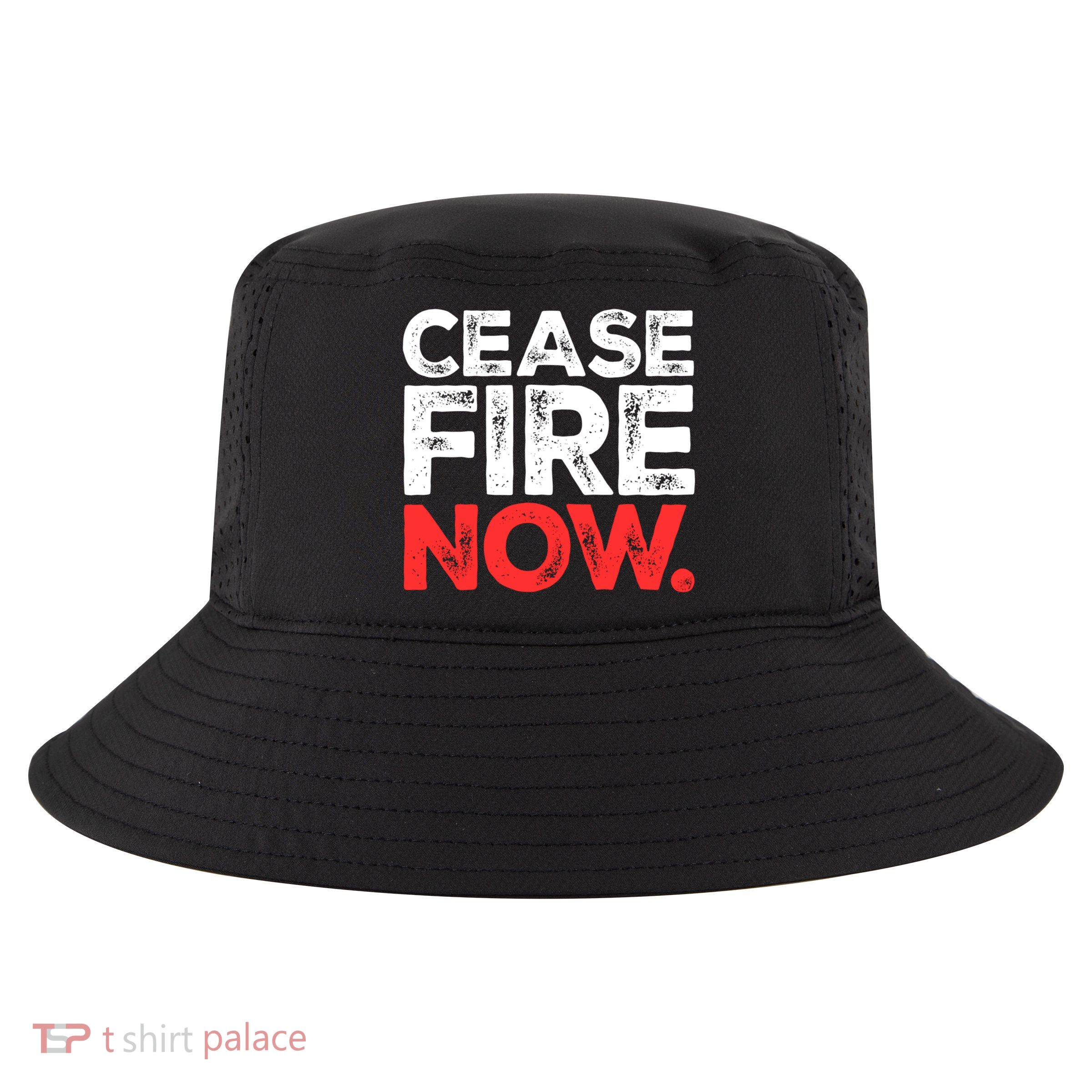 Ceasefire Now Cool Comfort Performance Bucket Hat