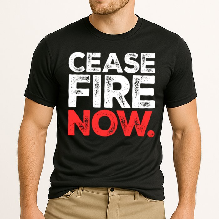 Ceasefire Now Cooling Performance Crew T-Shirt
