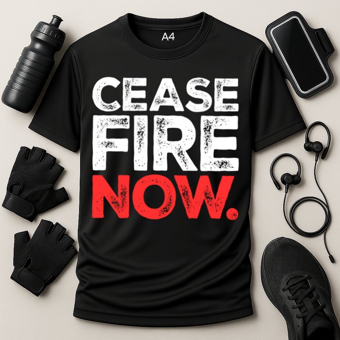 Ceasefire Now Cooling Performance Crew T-Shirt