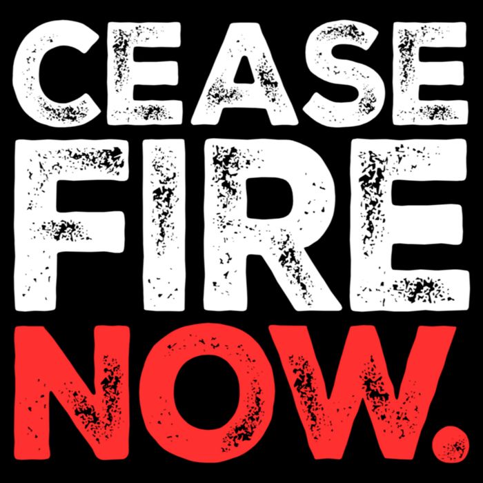 Ceasefire Now Cooling Performance Crew T-Shirt