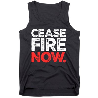 Ceasefire Now Tank Top