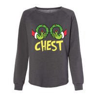 Chest Nuts Christmas Shirts Funny Matching Couple Chest Nuts Womens California Wash Sweatshirt