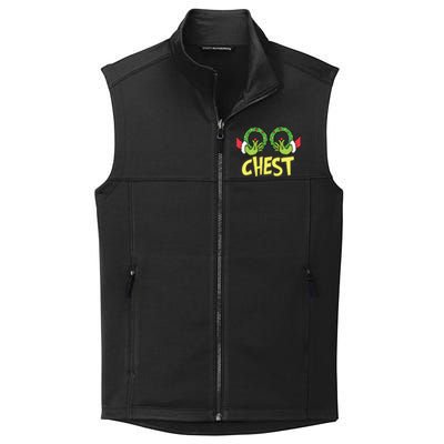 Chest Nuts Christmas Shirts Funny Matching Couple Chest Nuts Collective Smooth Fleece Vest