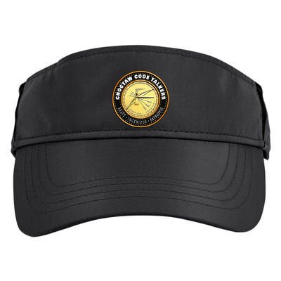 Choctaw Nation Code Talkers Homage For Heritage Supporters Adult Drive Performance Visor