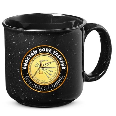 Choctaw Nation Code Talkers Homage For Heritage Supporters 15oz Campfire Ceramic Mug