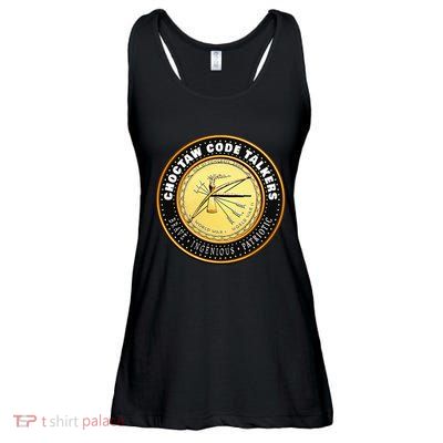 Choctaw Nation Code Talkers Homage For Heritage Supporters Ladies Essential Flowy Tank